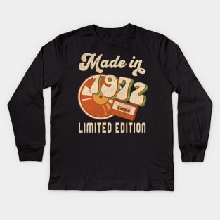 Made in 1972 Limited Edition Kids Long Sleeve T-Shirt